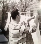 1958 Bill--hanging diapers outside 1